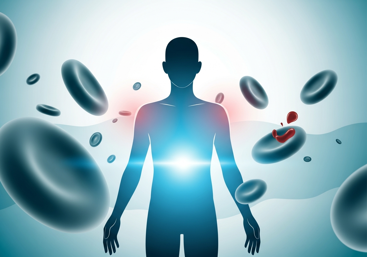 Recognizing Early Leukemia Symptoms — educational medical diagram