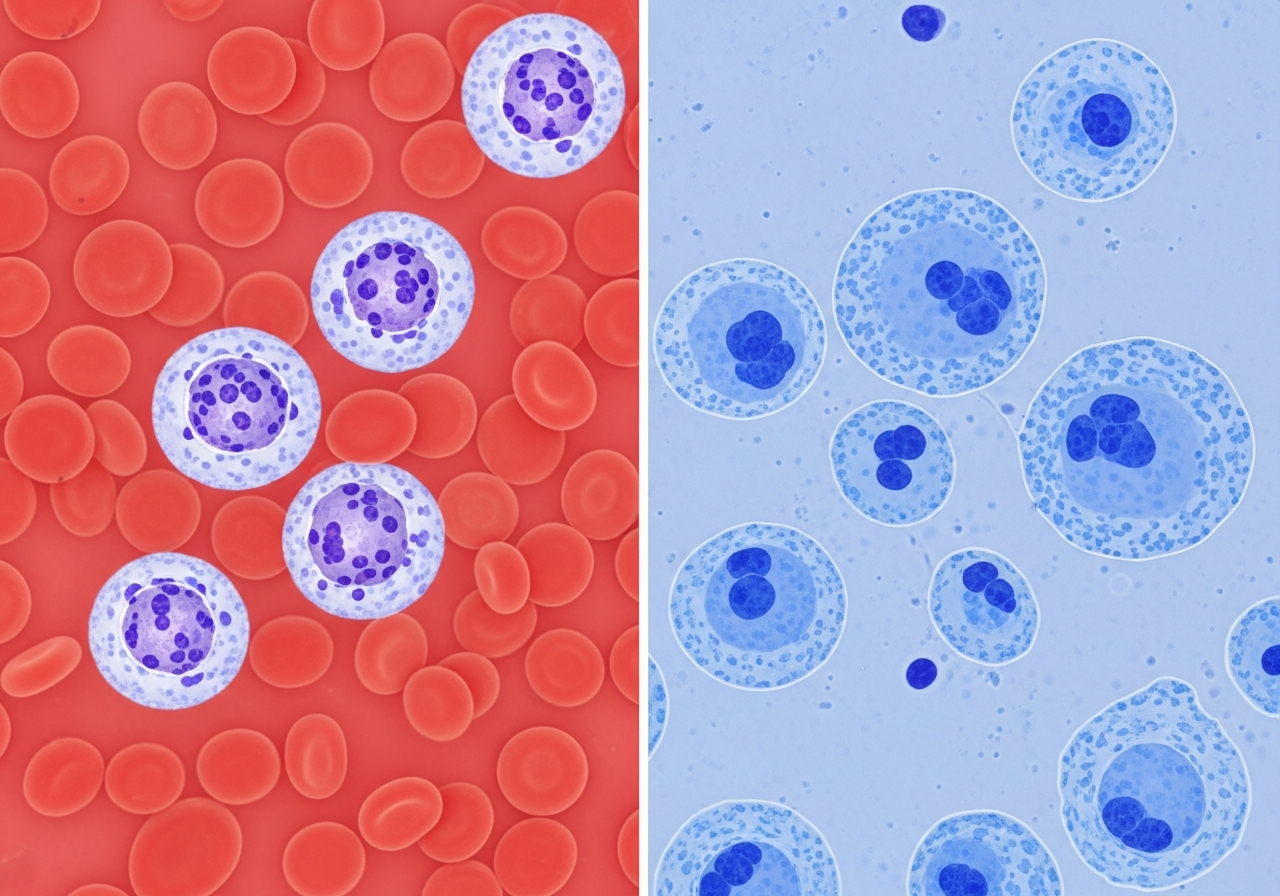 Normal vs. Leukemia Cells